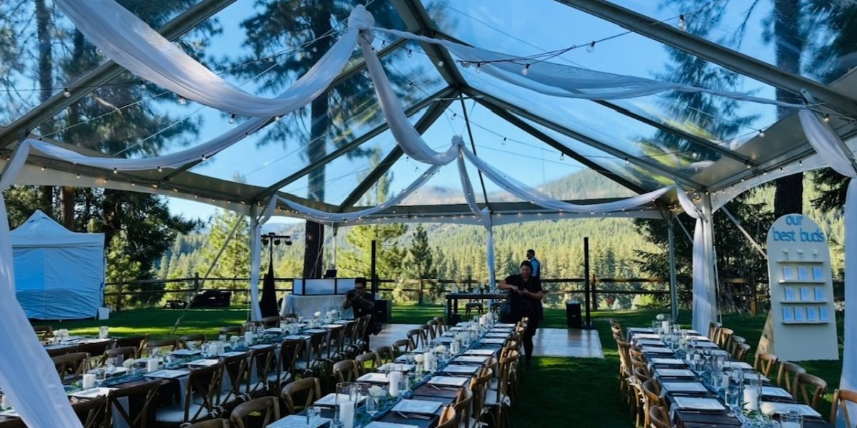 30 x 50 clear top tent